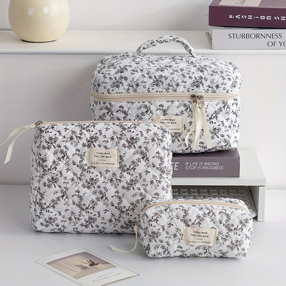 Комплект несесери за грим (3 броя) — Soft Floral Edition