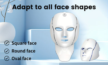 LEVURA™ 7-цветна LED маска /лице и шия/