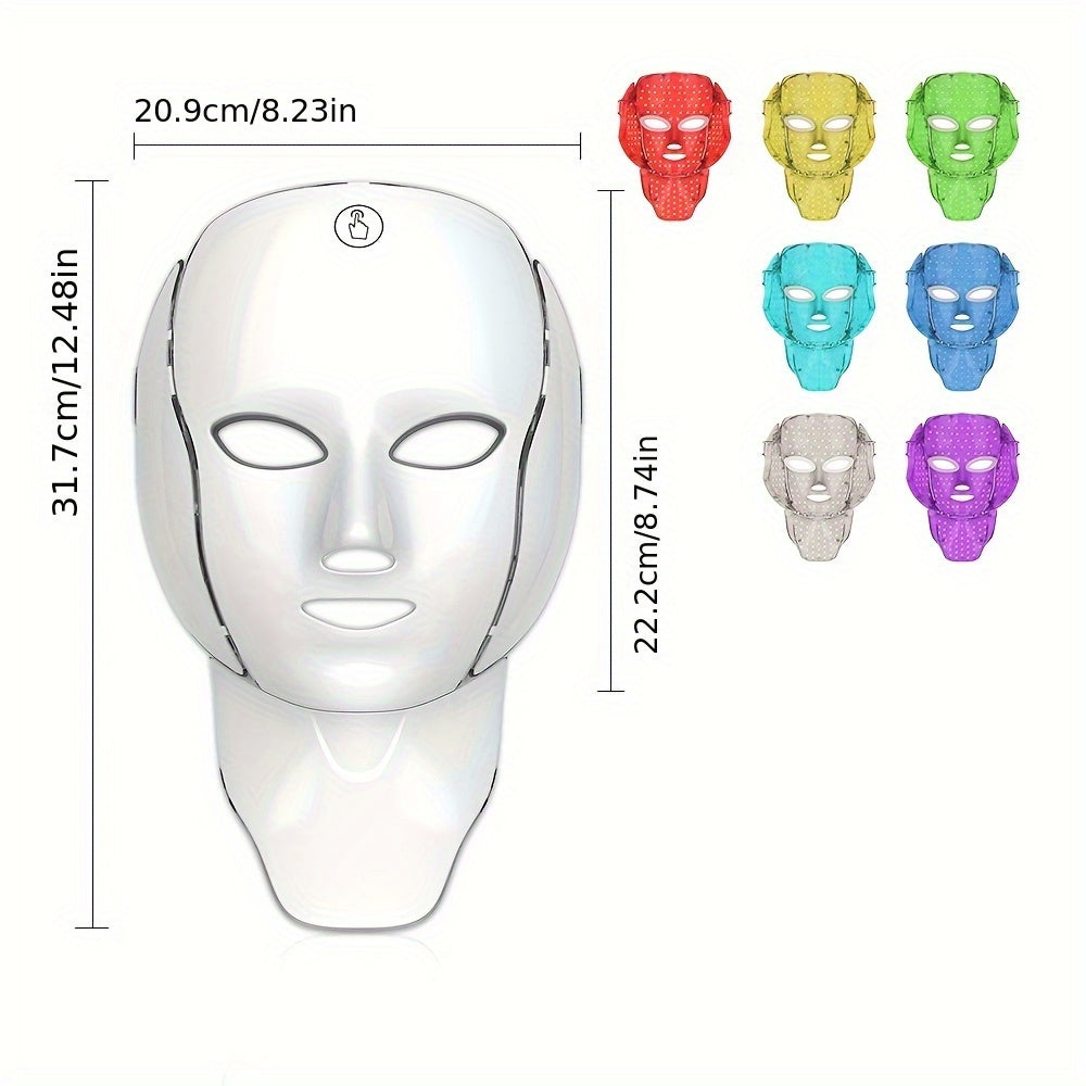 LEVURA™ 7-цветна LED маска /лице и шия/