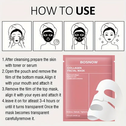 Колагенова маска за лице – Комплект от 4 броя