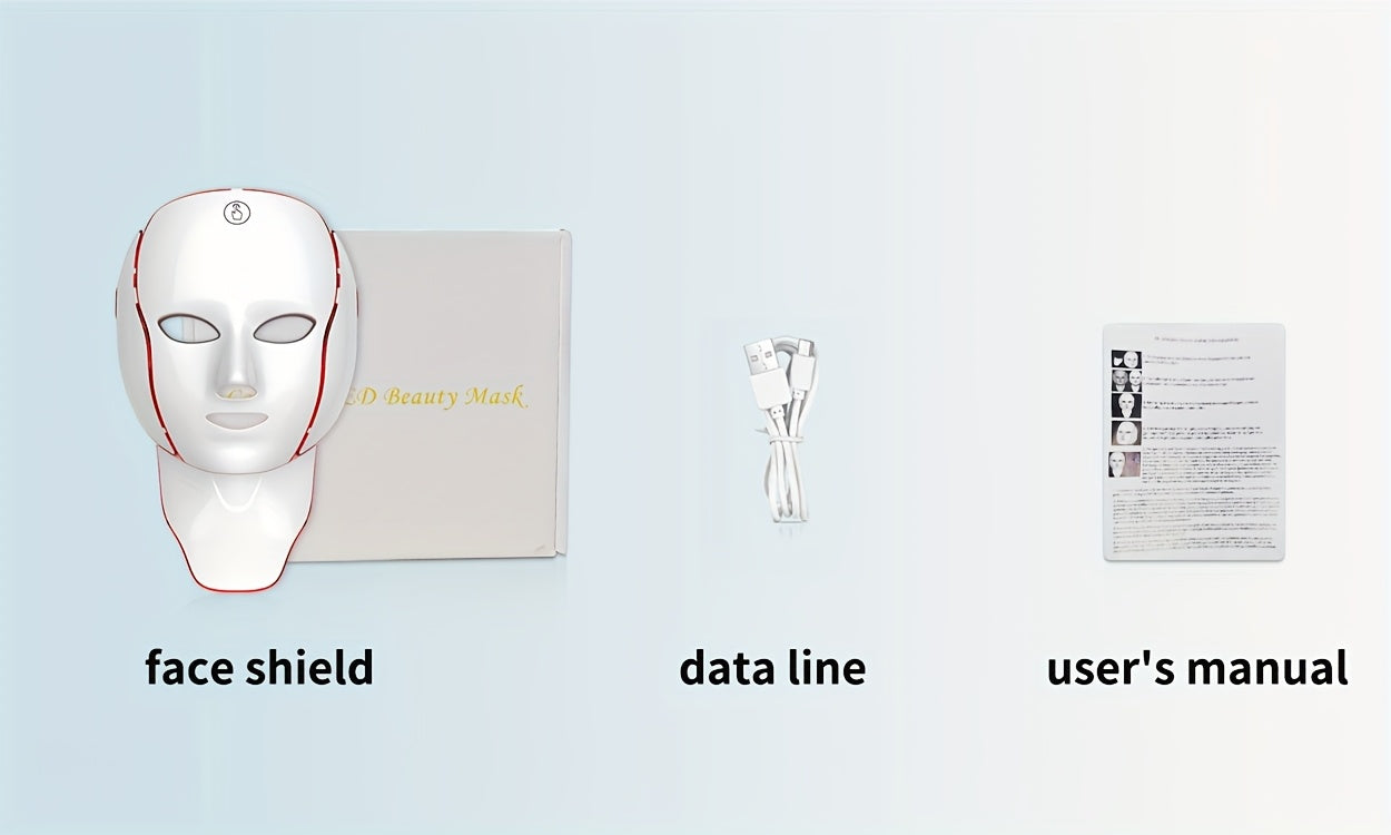 LEVURA™ 7-цветна LED маска /лице и шия/