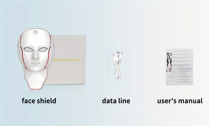 LEVURA™ 7-цветна LED маска /лице и шия/