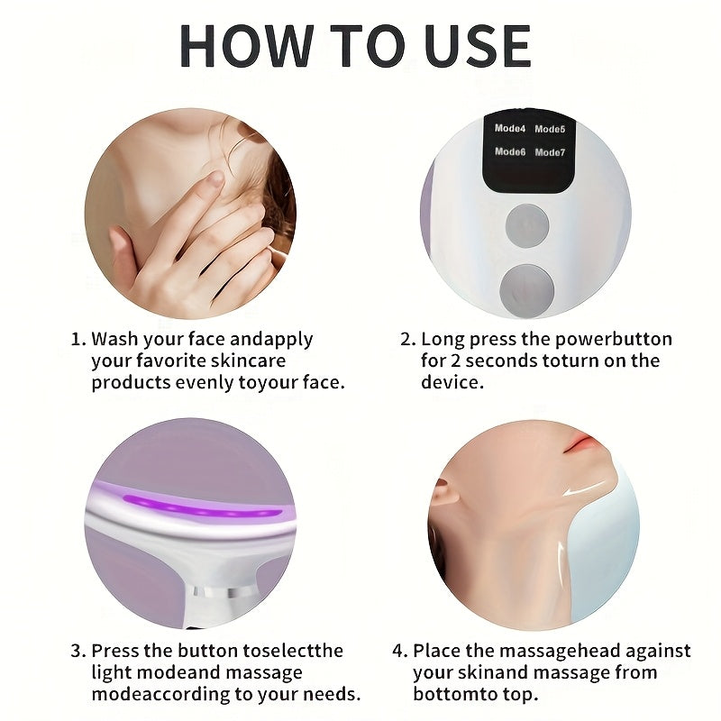 Levura™ 7-in-1 LED уред за скулптуриране на лице и шия