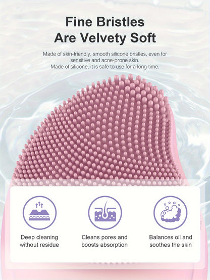 Levura™ загряваща сонна четка за лице с функция за масаж на околоочния контур“