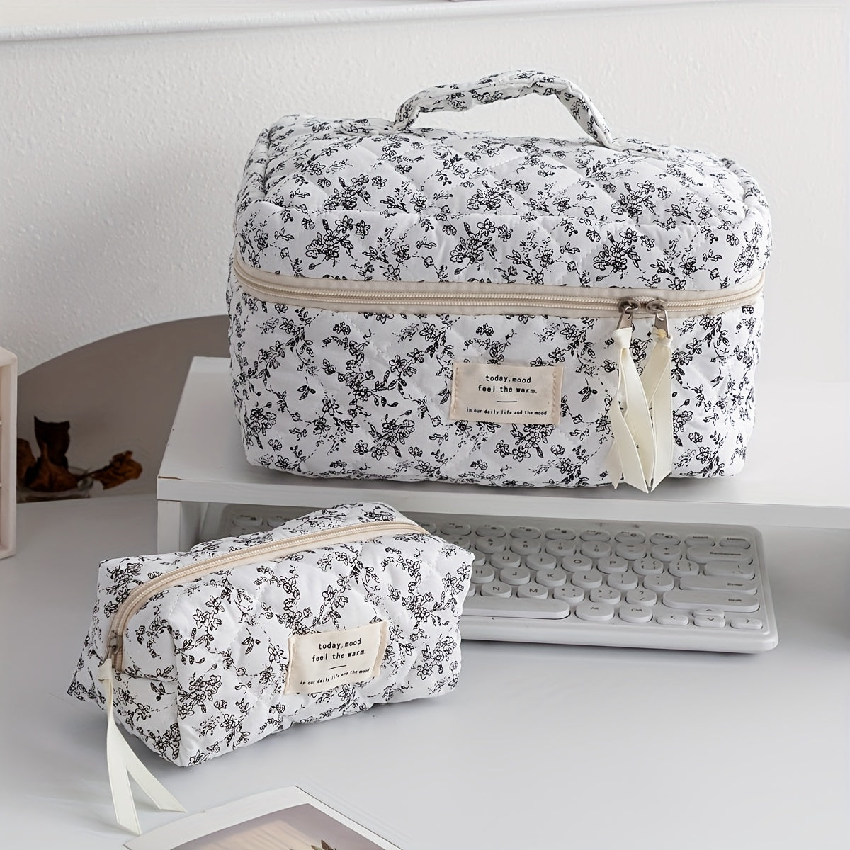 Комплект несесери за грим (3 броя) — Soft Floral Edition