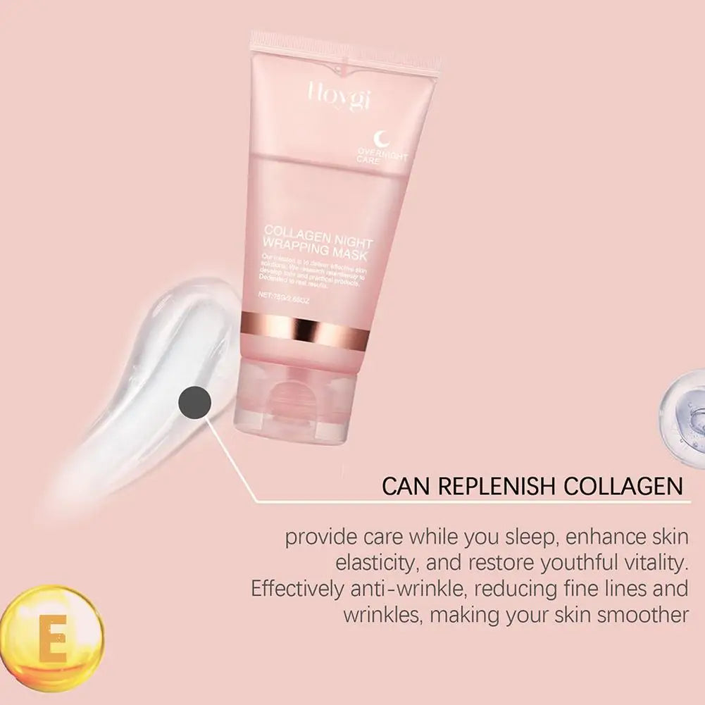 🌙 Collagen Overnight Wrapping Peel-Off Facial Mask