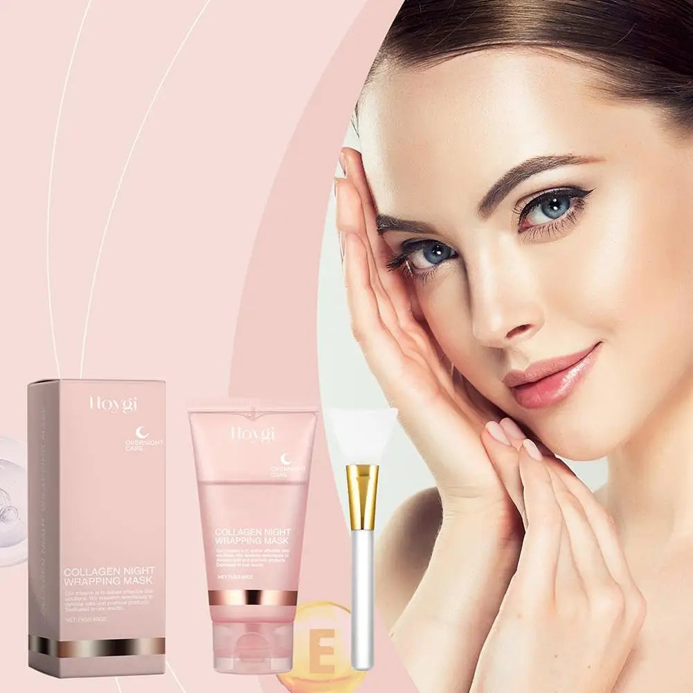 🌙 Collagen Overnight Wrapping Peel-Off Facial Mask